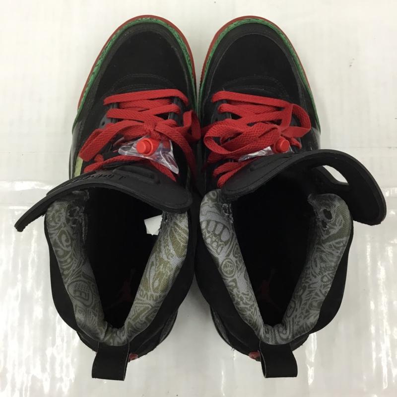 ナイキ NIKE スニーカー スニーカー 315371-026 JORDAN SPIZIKE 27.5cm 27.5cm ロゴ、文字 黒 / ブラック / X 赤 / レッド / X 緑 / グリーン /  メンズ USED 古着 中古 10104994