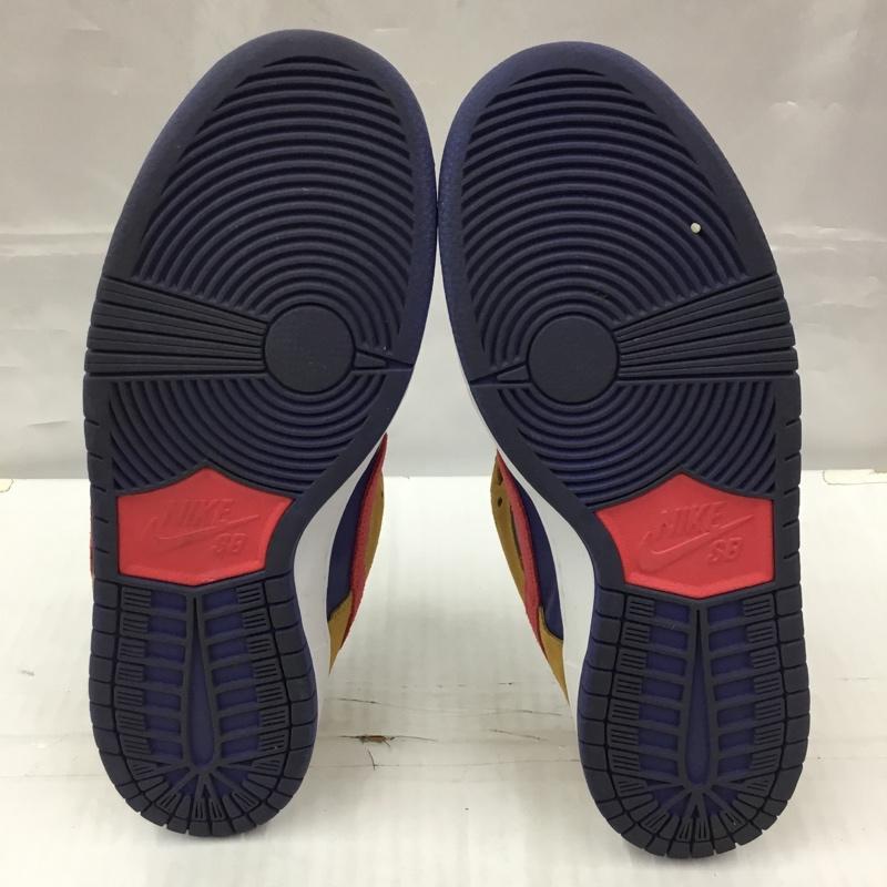 ナイキ NIKE スニーカー スニーカー BQ6817 700 SB DUNK LOW PRO 27.5cm 箱有 27.5cm ロゴ、文字 紺 / ネイビー / X キャメル / キャメル / X 白 / ホワイト / X 赤 / レッド /  メンズ USED 古着 中古 10104997