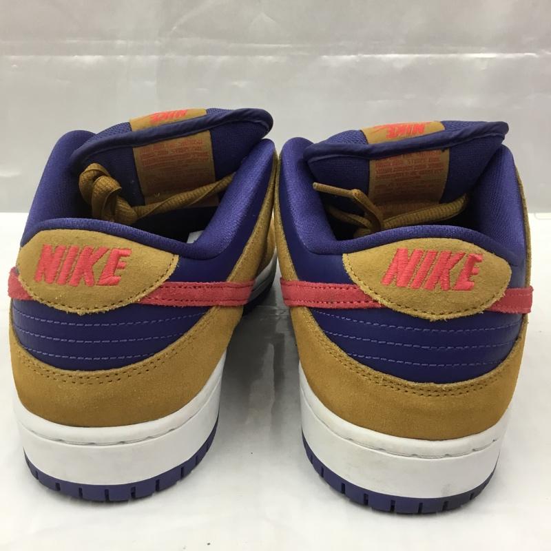 ナイキ NIKE スニーカー スニーカー BQ6817 700 SB DUNK LOW PRO 27.5cm 箱有 27.5cm ロゴ、文字 紺 / ネイビー / X キャメル / キャメル / X 白 / ホワイト / X 赤 / レッド /  メンズ USED 古着 中古 10104997