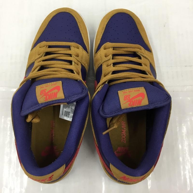 ナイキ NIKE スニーカー スニーカー BQ6817 700 SB DUNK LOW PRO 27.5cm 箱有 27.5cm ロゴ、文字 紺 / ネイビー / X キャメル / キャメル / X 白 / ホワイト / X 赤 / レッド /  メンズ USED 古着 中古 10104997