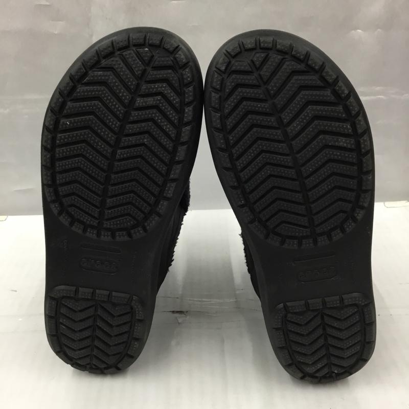 クロックス crocs シューズ シューズ 15839 ColorLite Boot GS J5 ロゴ、文字 黒 / ブラック /  ガールズ USED 古着 中古 10105000