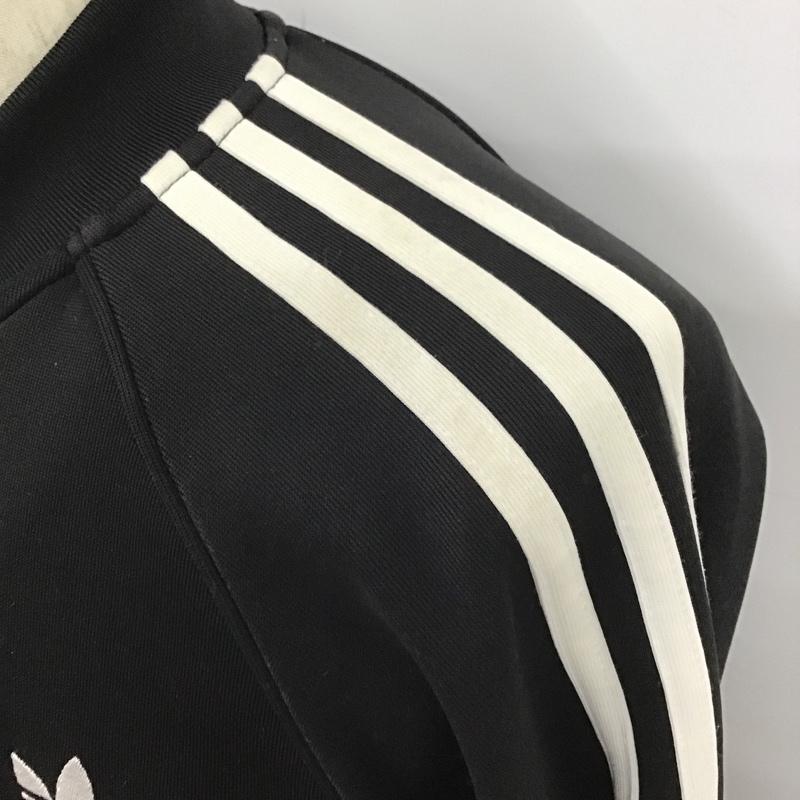 アディダスオリジナルス adidas originals ジャケット、上着 ジャケット、ブレザー AB9717 スーパースタージャージ ジップアップジャケット ジャージ M ロゴ、文字 黒 / ブラック /  メンズ USED 古着 中古 10105029