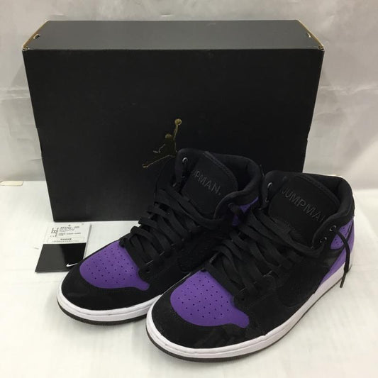 ナイキ NIKE スニーカー スニーカー AR3762-005 JORDAN ACCESS 27cm 箱有 27.0cm ロゴ、文字 黒 / ブラック / X 紫 / パープル / X 白 / ホワイト /  メンズ USED 古着 中古 10105033