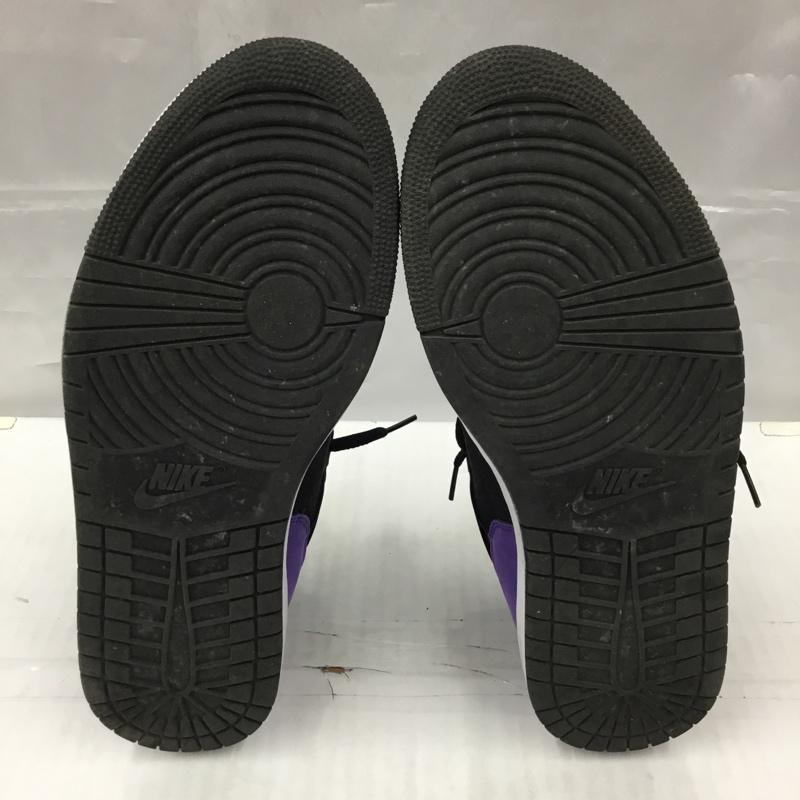 ナイキ NIKE スニーカー スニーカー AR3762-005 JORDAN ACCESS 27cm 箱有 27.0cm ロゴ、文字 黒 / ブラック / X 紫 / パープル / X 白 / ホワイト /  メンズ USED 古着 中古 10105033