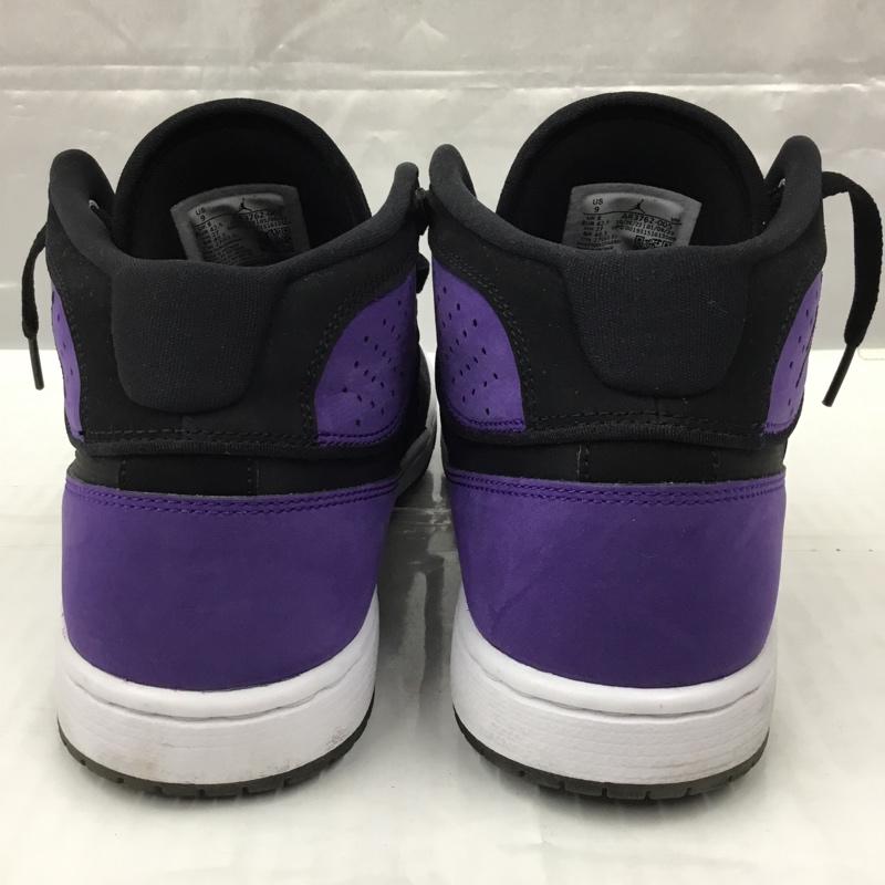 ナイキ NIKE スニーカー スニーカー AR3762-005 JORDAN ACCESS 27cm 箱有 27.0cm ロゴ、文字 黒 / ブラック / X 紫 / パープル / X 白 / ホワイト /  メンズ USED 古着 中古 10105033