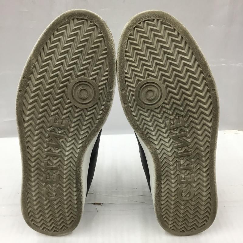 セリーヌ CELINE スニーカー スニーカー MU1200 CT-01 ハイカット 41 箱有 ロゴ、文字 白 / ホワイト / X 黒 / ブラック /  メンズ USED 古着 中古 10105037