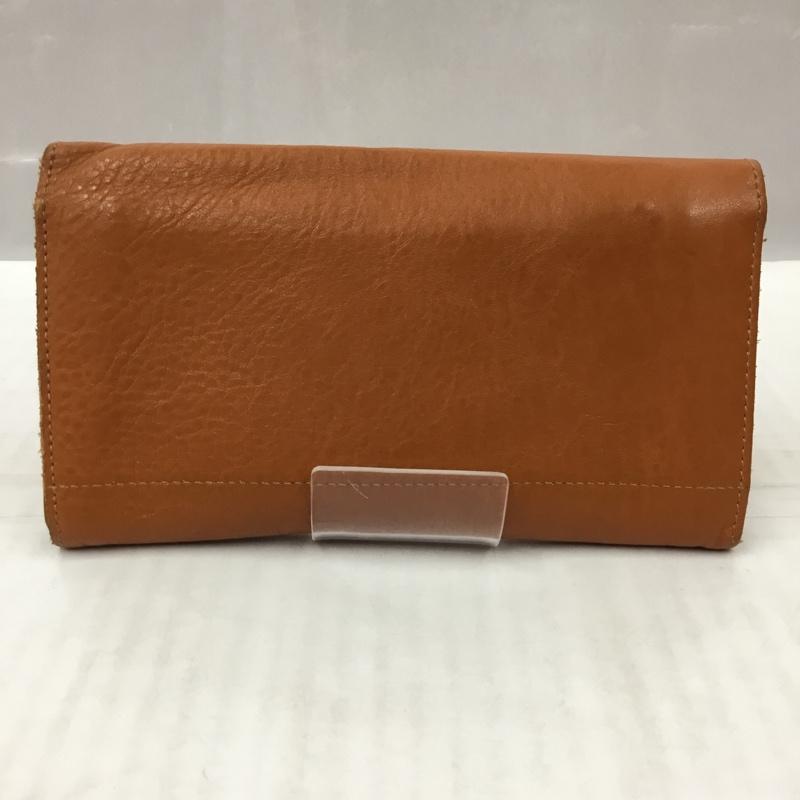 イルビゾンテ IL BISONTE 財布 長財布 レザー 無地 キャメル / キャメル /  メンズ USED 古着 中古 10105056