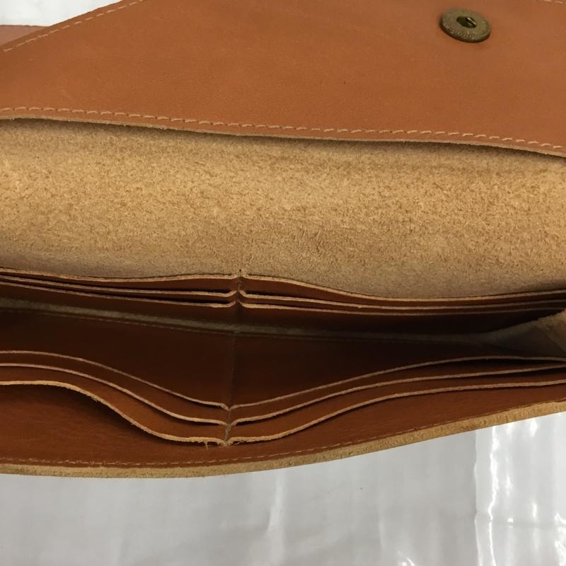 イルビゾンテ IL BISONTE 財布 長財布 レザー 無地 キャメル / キャメル /  メンズ USED 古着 中古 10105056