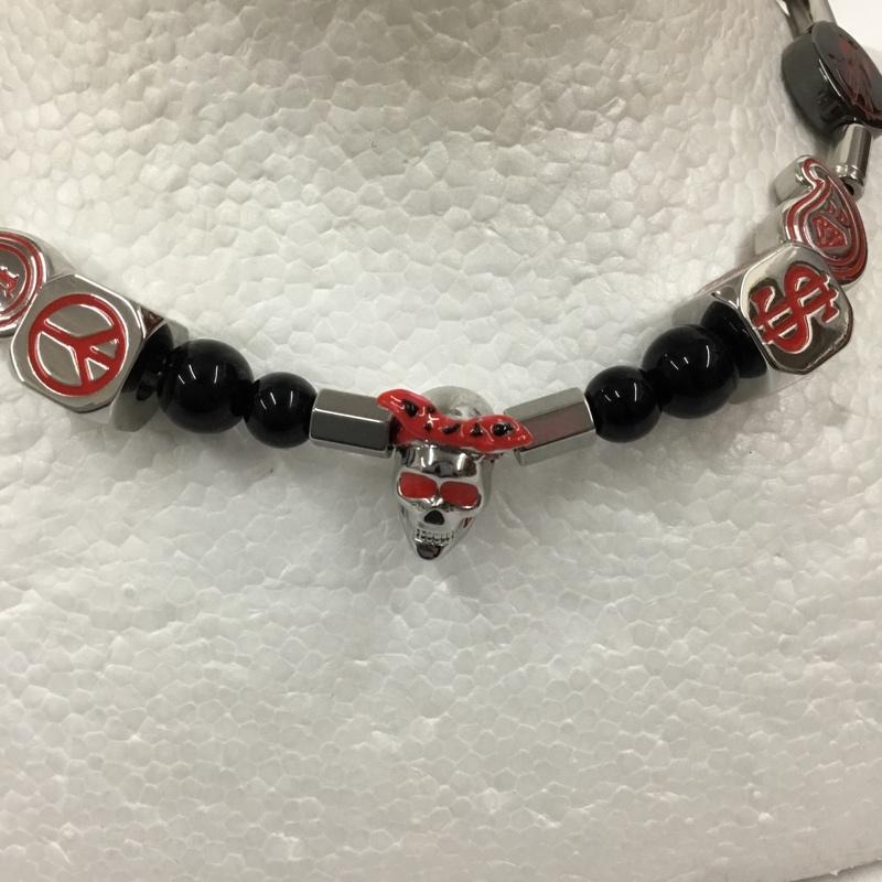 エバーモブ EVAE+MOB アクセサリー ネックレス、ペンダント Ice Mob Smiley Angel Necklace FREE  黒 / ブラック / X 赤 / レッド / X 銀 / シルバー /  メンズ USED 古着 中古 10105058