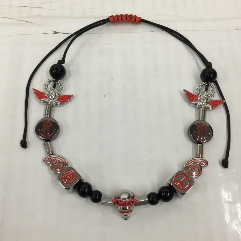 エバーモブ EVAE+MOB アクセサリー ネックレス、ペンダント Ice Mob Smiley Angel Necklace FREE  黒 / ブラック / X 赤 / レッド / X 銀 / シルバー /  メンズ USED 古着 中古 10105058