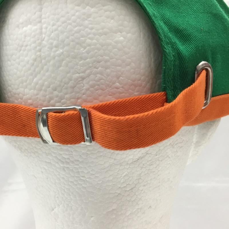 ポロスポーツラルフローレン POLOSPORT 帽子 キャップ コットン 刺繍 ロゴ、文字 橙 / オレンジ / X 緑 / グリーン /  メンズ USED 古着 中古 10105061