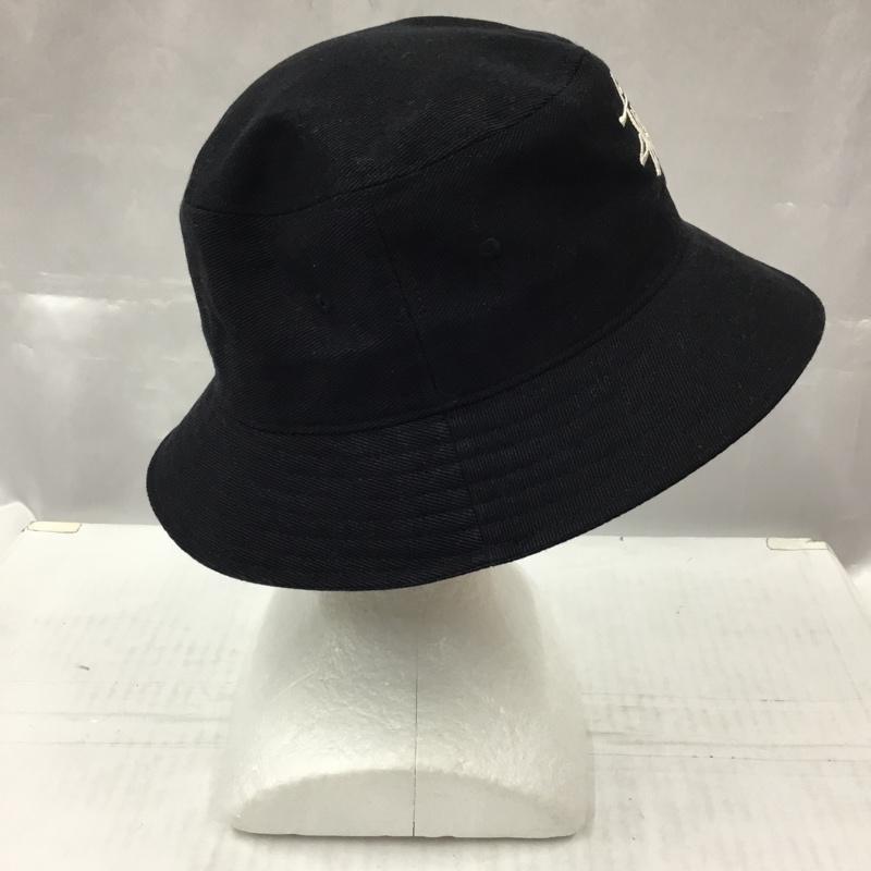 ステューシー STUSSY 帽子 ハット バケットハット バケハ L XL ロゴ、文字 黒 / ブラック /  メンズ USED 古着 中古 10105075