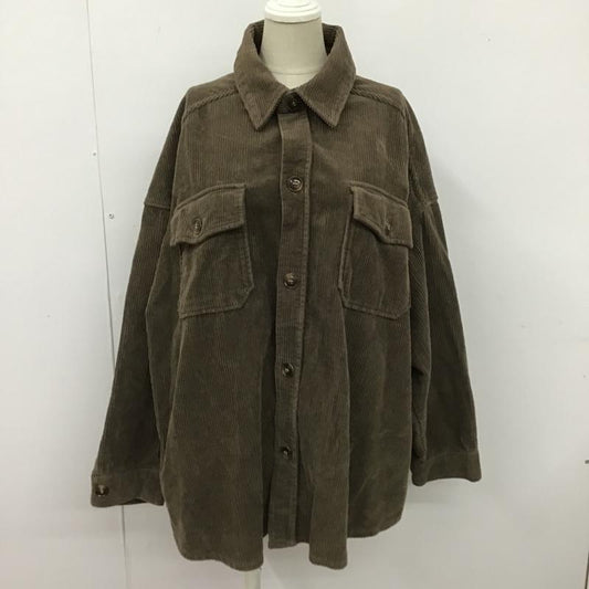 フリークスストア FREAK'S STORE ジャケット、上着 ジャンパー、ブルゾン FKU2020-M コーデュロイジャケット ポケットジャケット カジュアルジャケット L 無地 茶 / ブラウン /  レディース USED 古着 中古 10105096