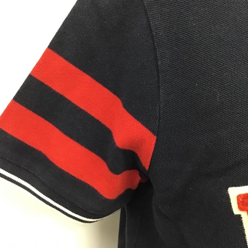 ポロラルフローレン POLO RALPH LAUREN ポロシャツ 半袖 半袖ポロシャツ カラーシャツ 半袖カットソー M ロゴ、文字 紺 / ネイビー /  メンズ USED 古着 中古 10105102