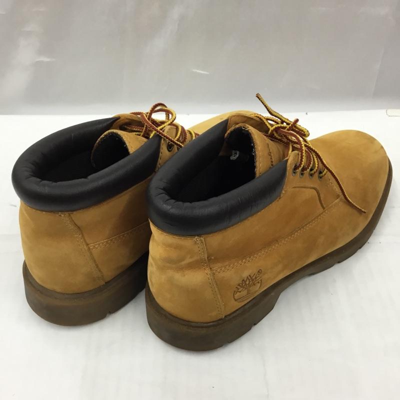 ティンバーランド Timberland ブーツ ショートブーツ 8182 BASIC CHUKKA 8.5W US：8.5 ロゴ、文字 キャメル / キャメル /  メンズ USED 古着 中古 10105105