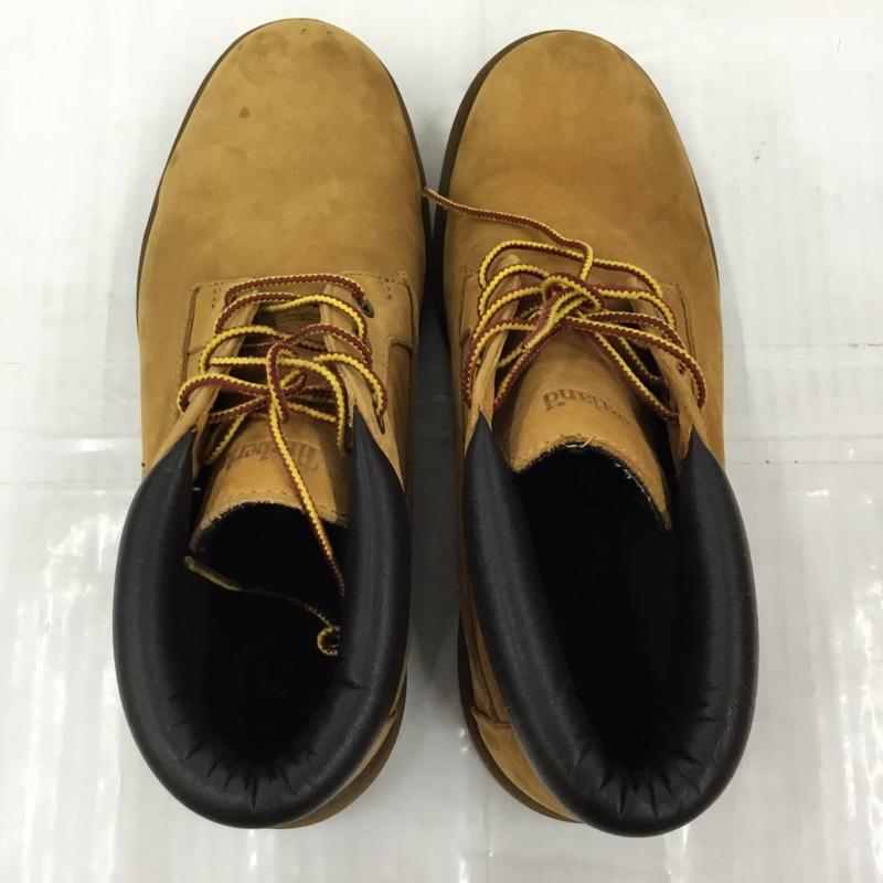 ティンバーランド Timberland ブーツ ショートブーツ 8182 BASIC CHUKKA 8.5W US：8.5 ロゴ、文字 キャメル / キャメル /  メンズ USED 古着 中古 10105105