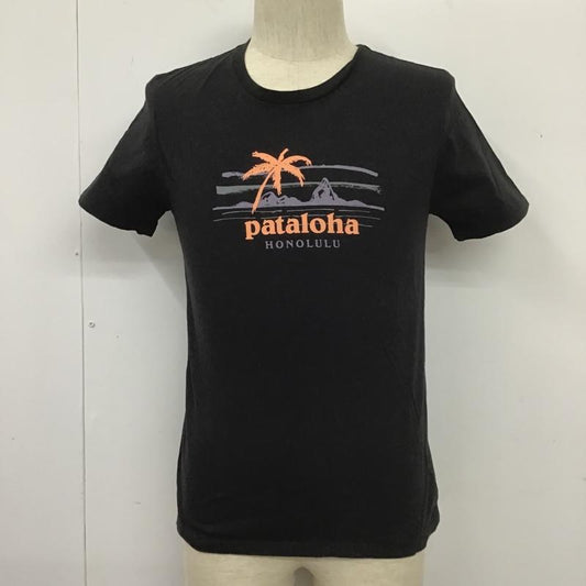 パタゴニア patagonia Tシャツ 半袖 半袖 XS ロゴ、文字 X プリント 黒 / ブラック /  メンズ USED 古着 中古 10105107