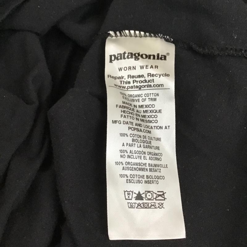 パタゴニア patagonia Tシャツ 半袖 半袖 XS ロゴ、文字 X プリント 黒 / ブラック /  メンズ USED 古着 中古 10105107