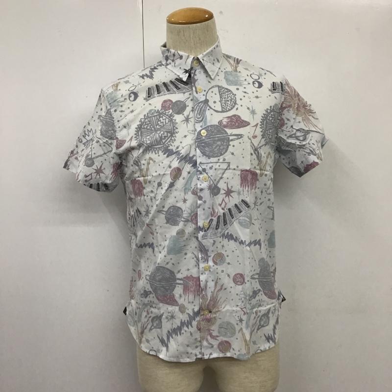 ポールスミス Paul Smith シャツ、ブラウス 半袖 半袖シャツ カラーシャツ プリント半袖シャツ チェックシャツ S プリント マルチカラー / マルチカラー /  メンズ USED 古着 中古 10105109