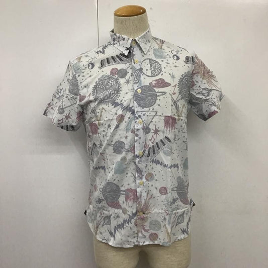 ポールスミス Paul Smith シャツ、ブラウス 半袖 半袖シャツ カラーシャツ プリント半袖シャツ チェックシャツ S プリント マルチカラー / マルチカラー /  メンズ USED 古着 中古 10105109