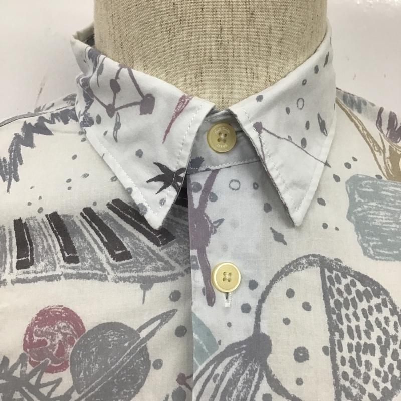 ポールスミス Paul Smith シャツ、ブラウス 半袖 半袖シャツ カラーシャツ プリント半袖シャツ チェックシャツ S プリント マルチカラー / マルチカラー /  メンズ USED 古着 中古 10105109