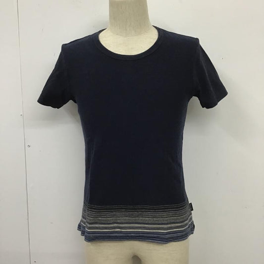 ポールスミスジーンズ Paul Smith JEANS トレーナー 半袖 半袖カットソー 無地Tシャツ クルーネックカットソー S 無地 紺 / ネイビー /  メンズ USED 古着 中古 10105118