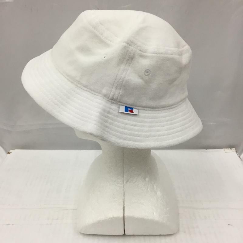 ラッセル RUSSELL 帽子 ハット バケットハット ワンポイント 白 / ホワイト /  メンズ USED 古着 中古 10105138