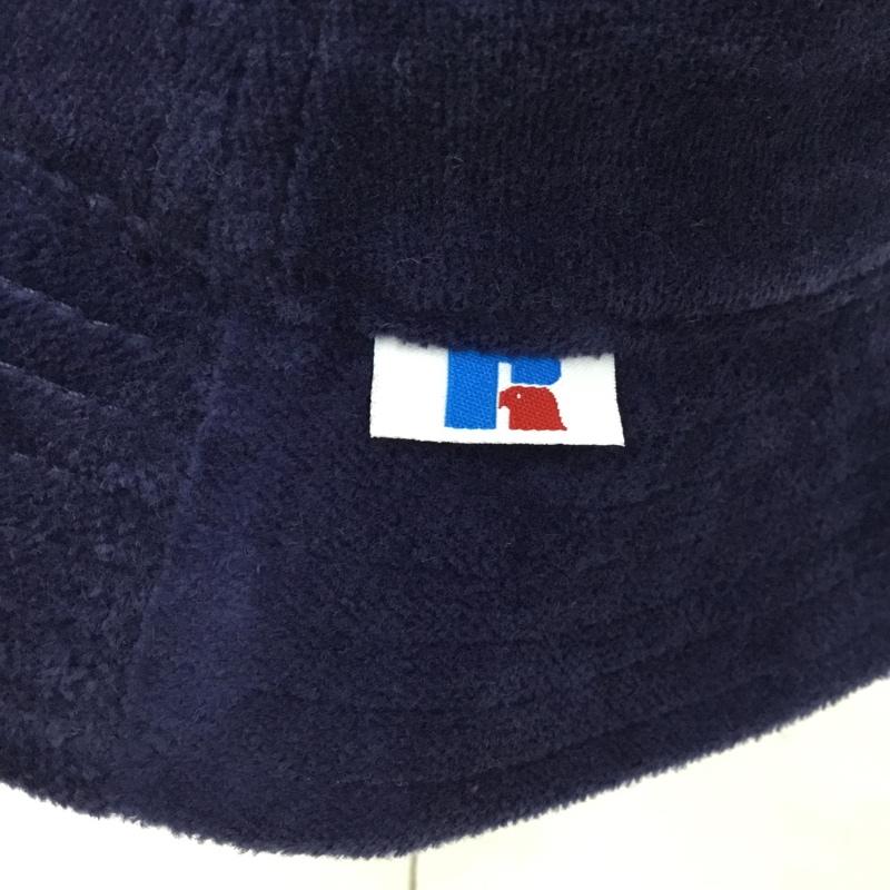 ラッセル RUSSELL 帽子 ハット バケットハット ワンポイント 紺 / ネイビー /  メンズ USED 古着 中古 10105139
