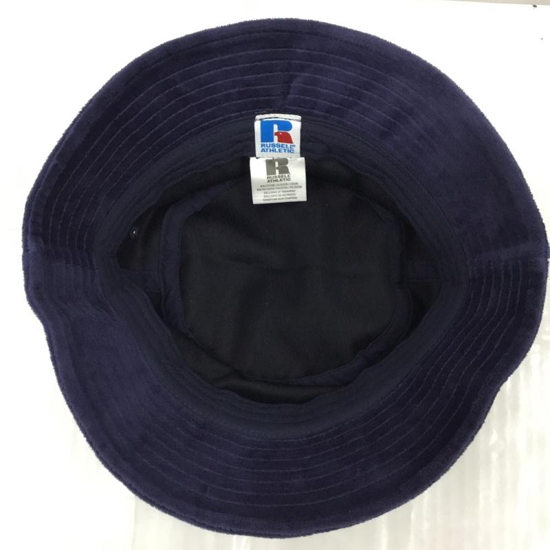 ラッセル RUSSELL 帽子 ハット バケットハット ワンポイント 紺 / ネイビー /  メンズ USED 古着 中古 10105139