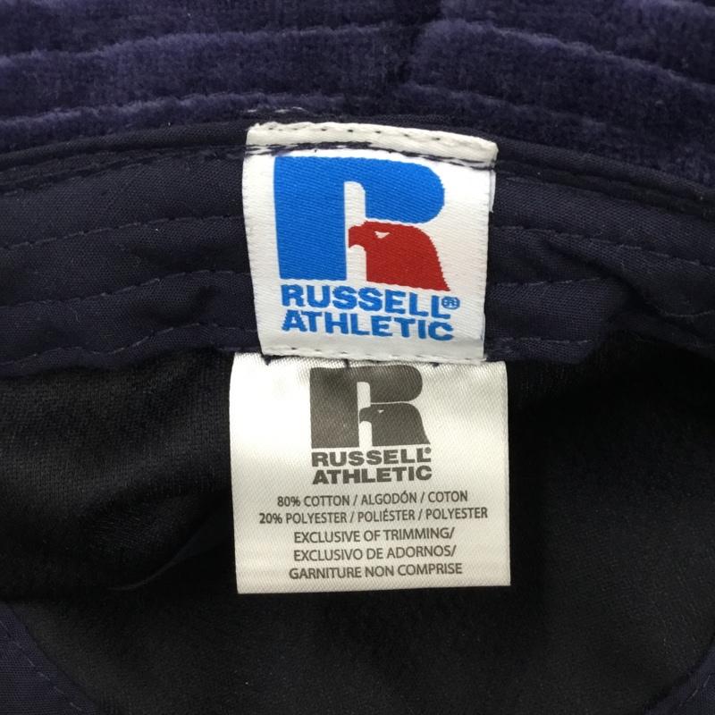 ラッセル RUSSELL 帽子 ハット バケットハット ワンポイント 紺 / ネイビー /  メンズ USED 古着 中古 10105139
