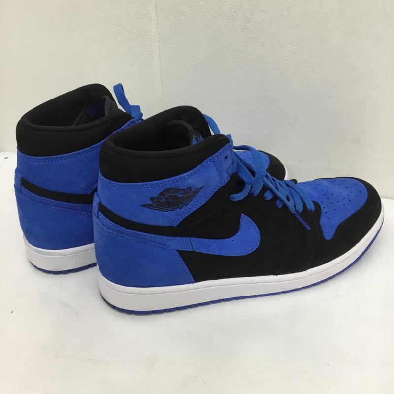 ナイキ NIKE スニーカー スニーカー AIR JORDAN 1 RETRO HIGH OG ROYAL REIMAGINED エアジョーダン 1 レトロ ハイ OG リイマジンド DZ5485-042 28.5cm ロゴ、文字 青 / ブルー /  メンズ USED 古着 中古 10105141