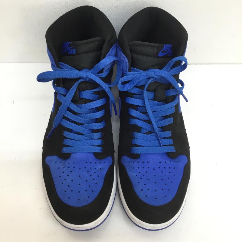 ナイキ NIKE スニーカー スニーカー AIR JORDAN 1 RETRO HIGH OG ROYAL REIMAGINED エアジョーダン 1 レトロ ハイ OG リイマジンド DZ5485-042 28.5cm ロゴ、文字 青 / ブルー /  メンズ USED 古着 中古 10105141