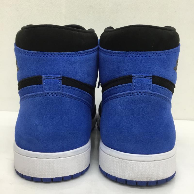 ナイキ NIKE スニーカー スニーカー AIR JORDAN 1 RETRO HIGH OG ROYAL REIMAGINED エアジョーダン 1 レトロ ハイ OG リイマジンド DZ5485-042 28.5cm ロゴ、文字 青 / ブルー /  メンズ USED 古着 中古 10105141