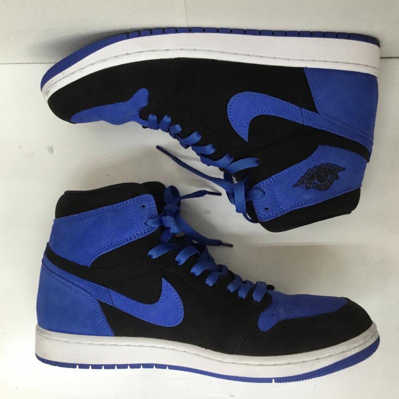 ナイキ NIKE スニーカー スニーカー AIR JORDAN 1 RETRO HIGH OG ROYAL REIMAGINED エアジョーダン 1 レトロ ハイ OG リイマジンド DZ5485-042 28.5cm ロゴ、文字 青 / ブルー /  メンズ USED 古着 中古 10105141