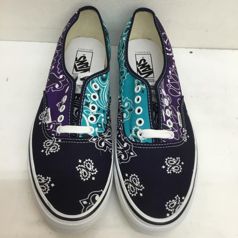バンズボルト VANS VAULT スニーカー スニーカー Bedwin ベドウィン The Heartbreake ザハートブレイカーズ UA OG Authentic LX VN0A4BV99R91 30.0cm ロゴ、文字 X バンダナ柄 マルチカラー / マルチカラー /  メンズ USED 古着 中古 10105143