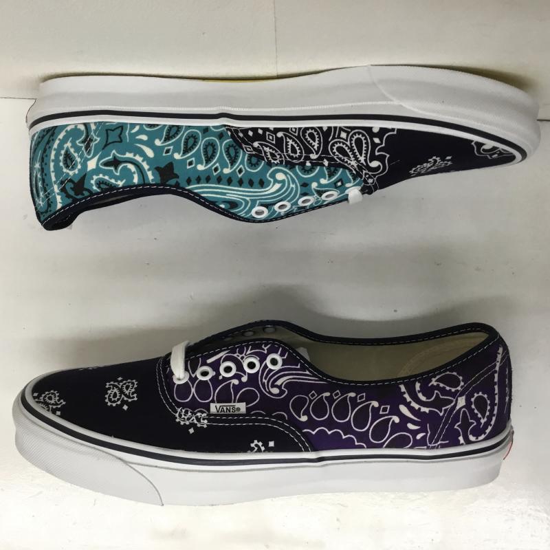バンズボルト VANS VAULT スニーカー スニーカー Bedwin ベドウィン The Heartbreake ザハートブレイカーズ UA OG Authentic LX VN0A4BV99R91 30.0cm ロゴ、文字 X バンダナ柄 マルチカラー / マルチカラー /  メンズ USED 古着 中古 10105143