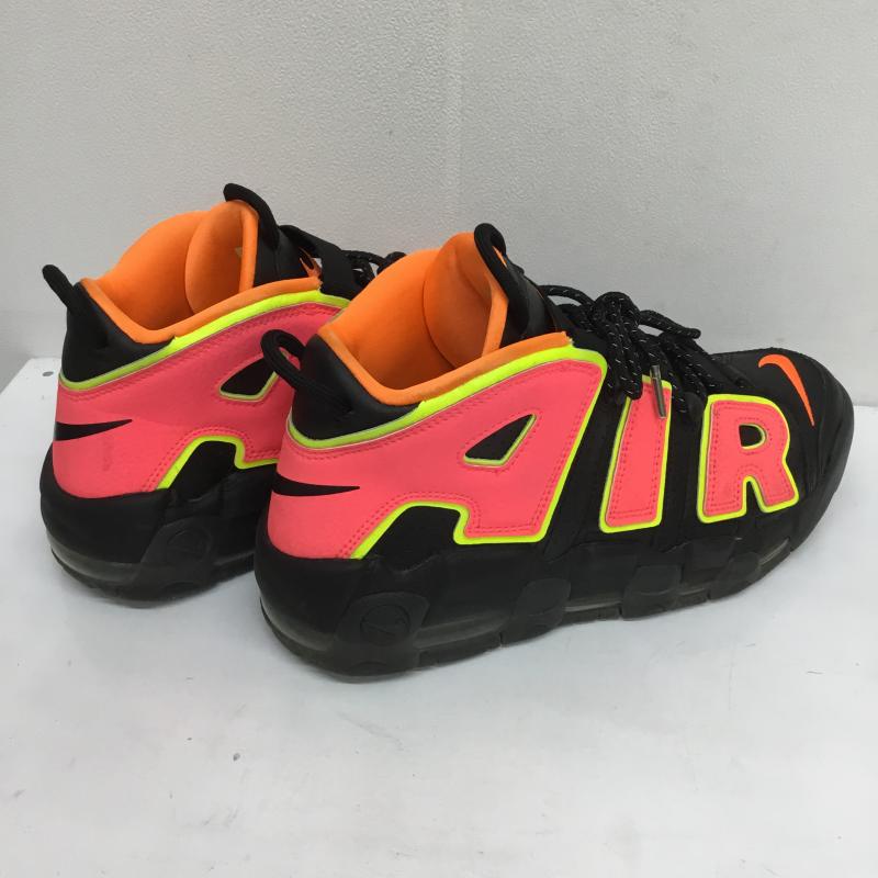 ナイキ NIKE スニーカー スニーカー WMNS AIR MORE UPTEMPO HOT PUNCH ウィメンズ エア モア アップテンポ ホットパンチ 917593-002 27.0cm ロゴ、文字 黒 / ブラック / X 桃 / ピンク /  メンズ USED 古着 中古 10105148