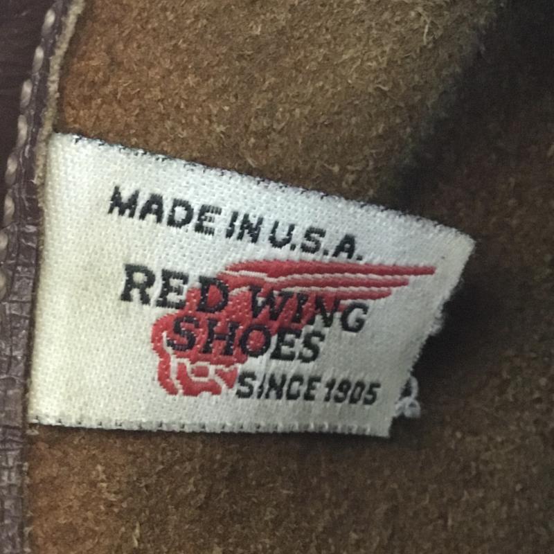 レッドウィング RED WING ブーツ 一般 875 縦羽タグ USA製 US：9.5 茶 / ブラウン /  メンズ USED 古着 中古 10105151