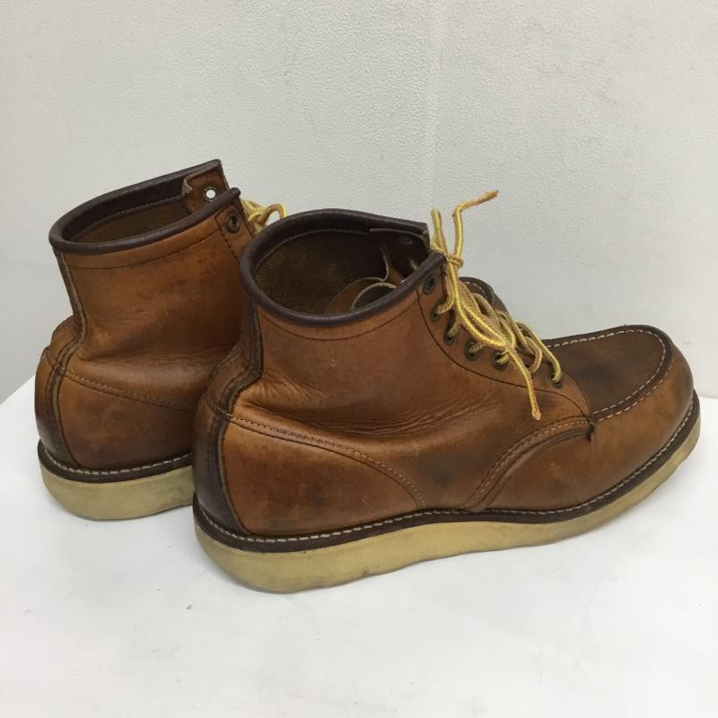 レッドウィング RED WING ブーツ 一般 875 縦羽タグ USA製 US：9.5 茶 / ブラウン /  メンズ USED 古着 中古 10105151