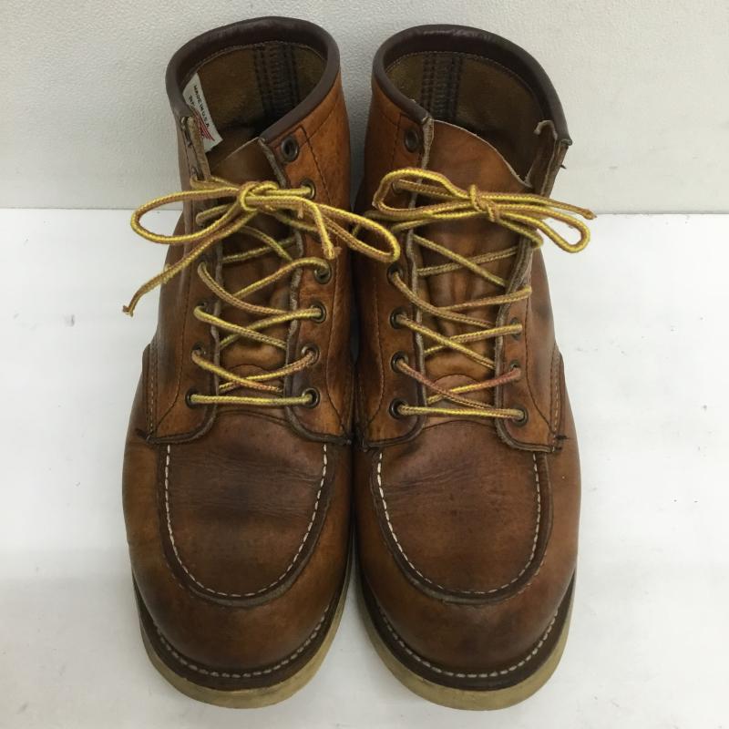 レッドウィング RED WING ブーツ 一般 875 縦羽タグ USA製 US：9.5 茶 / ブラウン /  メンズ USED 古着 中古 10105151