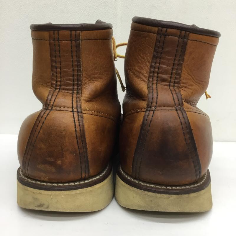 レッドウィング RED WING ブーツ 一般 875 縦羽タグ USA製 US：9.5 茶 / ブラウン /  メンズ USED 古着 中古 10105151