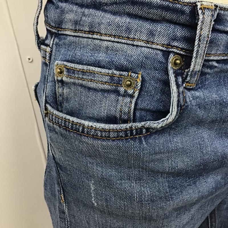 ザラ ZARA パンツ デニム、ジーンズ デニムパンツ スリムパンツ タイトパンツ ストレッチパンツ 36 無地 インディゴ / インディゴ /  レディース USED 古着 中古 10105168