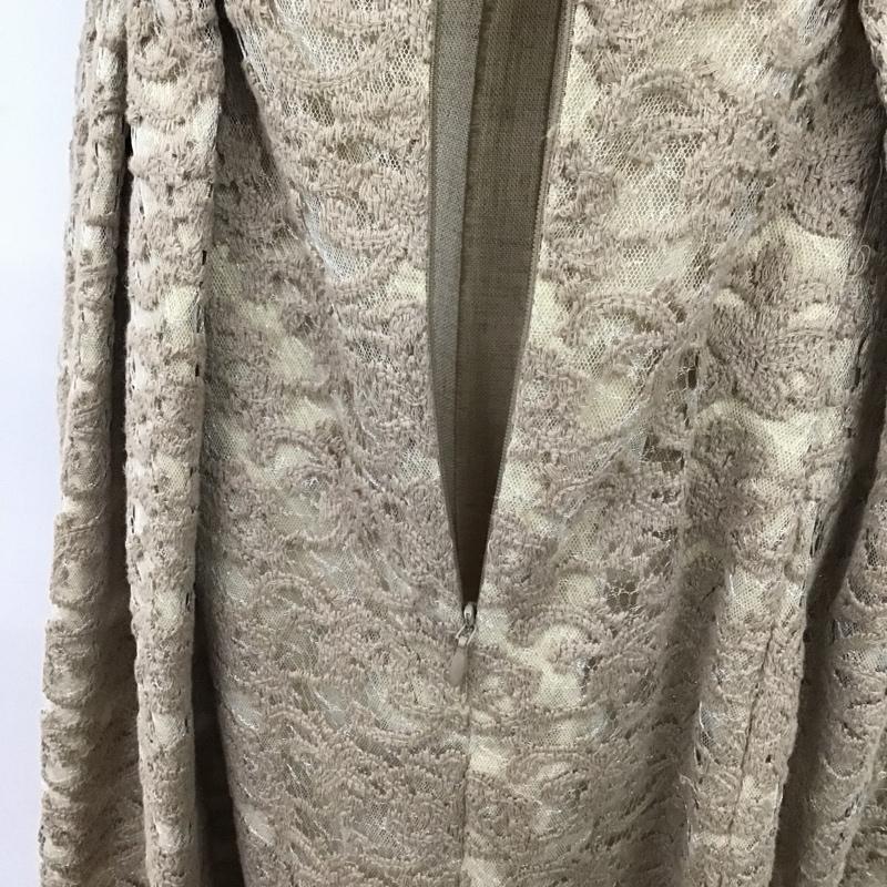 ルゥデルゥ Rew de Rew ワンピース ロングスカート ノースリーブワンピース フレアワンピース 総柄 38 総柄 ベージュ / ベージュ /  レディース USED 古着 中古 10105182