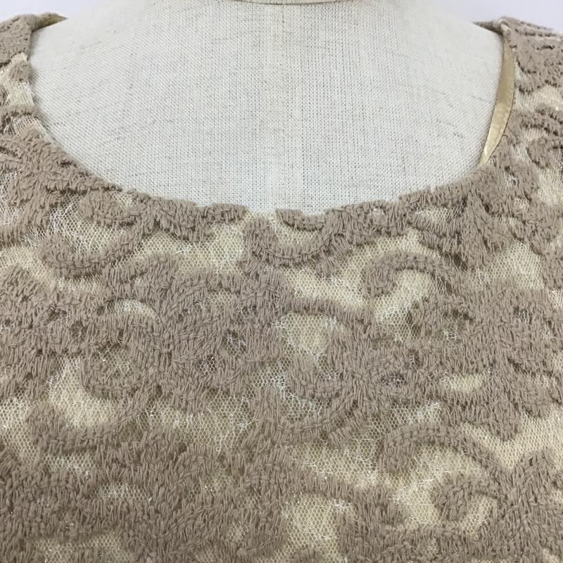 ルゥデルゥ Rew de Rew ワンピース ロングスカート ノースリーブワンピース フレアワンピース 総柄 38 総柄 ベージュ / ベージュ /  レディース USED 古着 中古 10105182