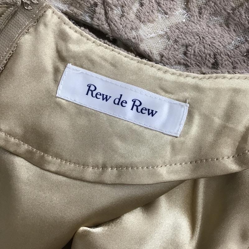 ルゥデルゥ Rew de Rew ワンピース ロングスカート ノースリーブワンピース フレアワンピース 総柄 38 総柄 ベージュ / ベージュ /  レディース USED 古着 中古 10105182