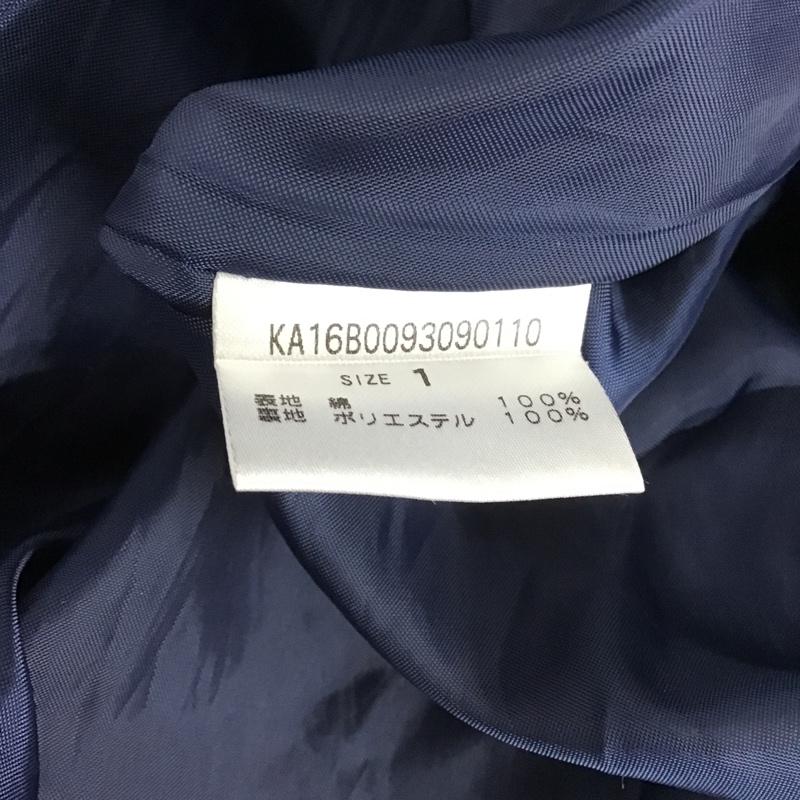カスタネ Kastane ワンピース ロングスカート KA16B0093090110 長袖ワンピース バンダナ柄 Vネックロングワンピース 1 総柄 X バンダナ柄 白 / ホワイト / X 紺 / ネイビー /  レディース USED 古着 中古 10105193