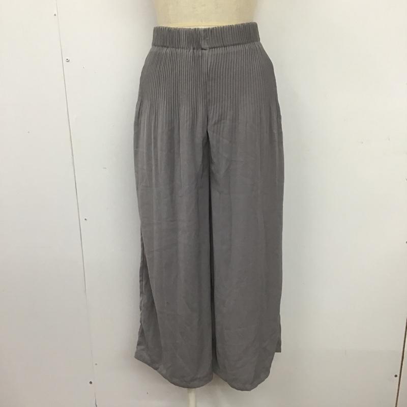 カスタネ Kastane パンツ ワークパンツ、ペインターパンツ KA16D0020010110 ワイドパンツ カジュアルパンツ プリーツパンツ フレアパンツ FREE 無地 灰 / グレー /  レディース USED 古着 中古 10105196