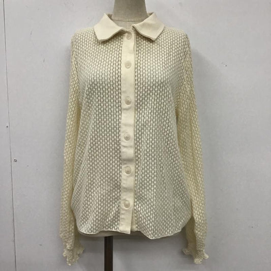 フリークスストア FREAK'S STORE シャツ、ブラウス 長袖 長袖シャツ カラーシャツ カジュアルシャツ ショート丈 FREE 無地 白 / ホワイト /  レディース USED 古着 中古 10105203