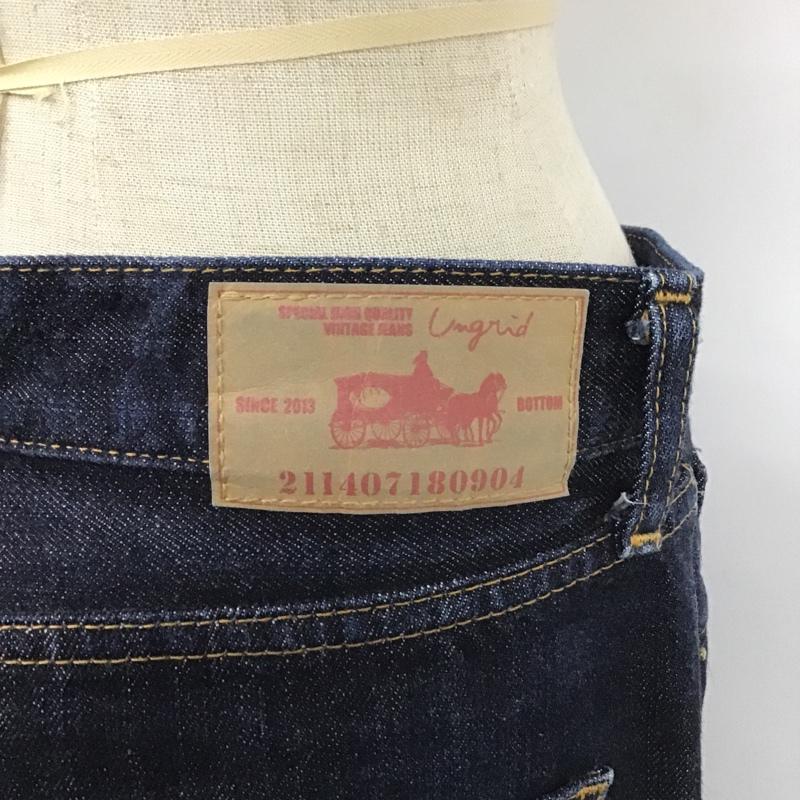アングリッド Ungrid パンツ デニム、ジーンズ 111942441601-03 デニムパンツ スリムパンツ カジュアルパンツ 26インチ 無地 インディゴ / インディゴ /  レディース USED 古着 中古 10105208