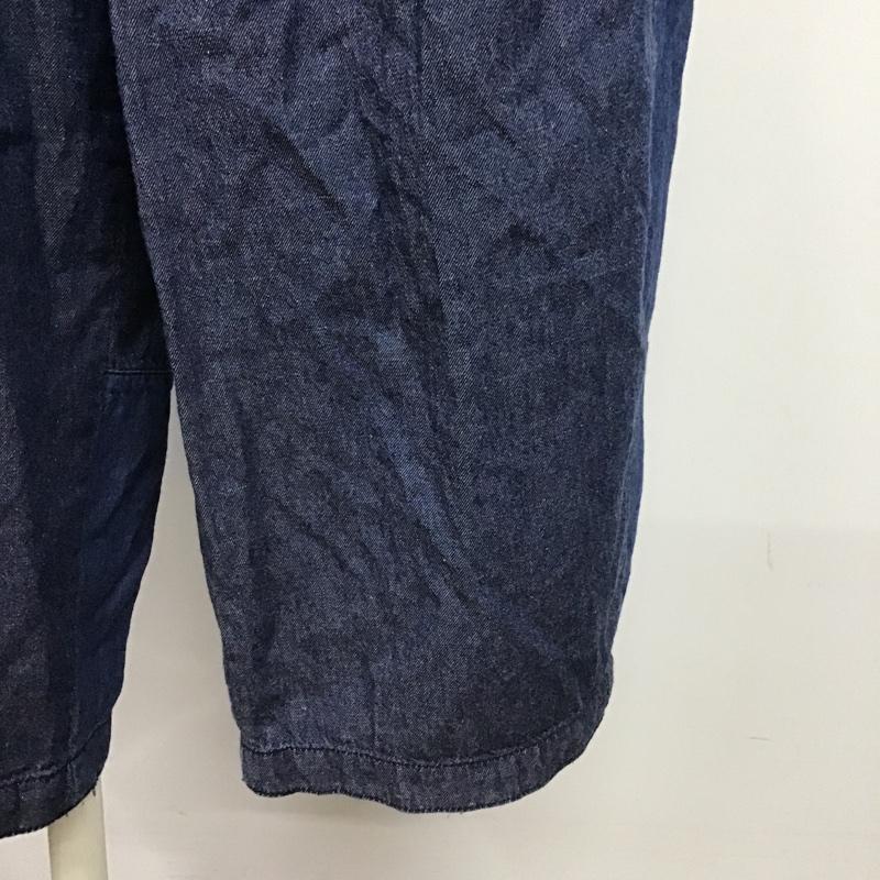 ニコアンド niko and... パンツ ワークパンツ、ペインターパンツ ワークパンツ カジュアルパンツ ワイドパンツ 3 無地 インディゴ / インディゴ /  レディース USED 古着 中古 10105209